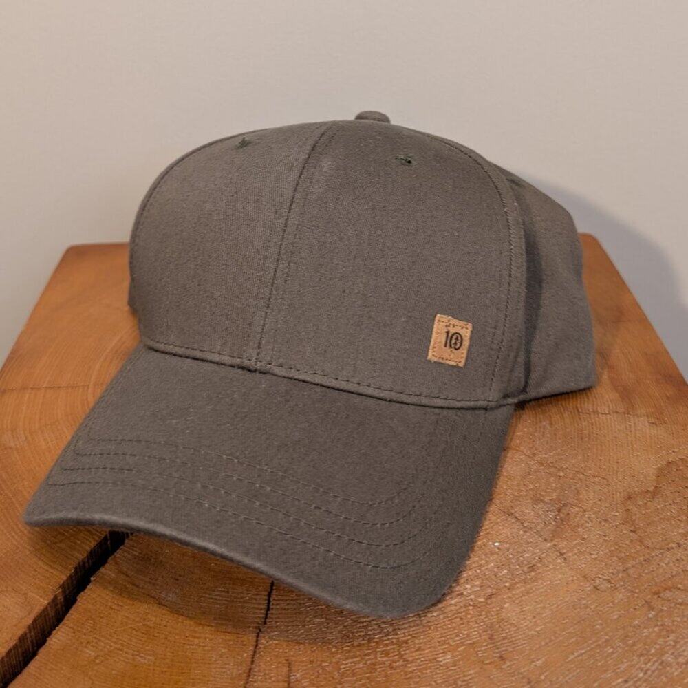 tentree Cork Icon Elevation Hat Slate Olive Green Classic Rustic - Size OS